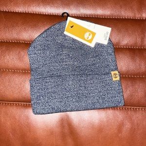 NWT Timberland Men's Marled Cuffed Beanie Watch Hat Black/Grey